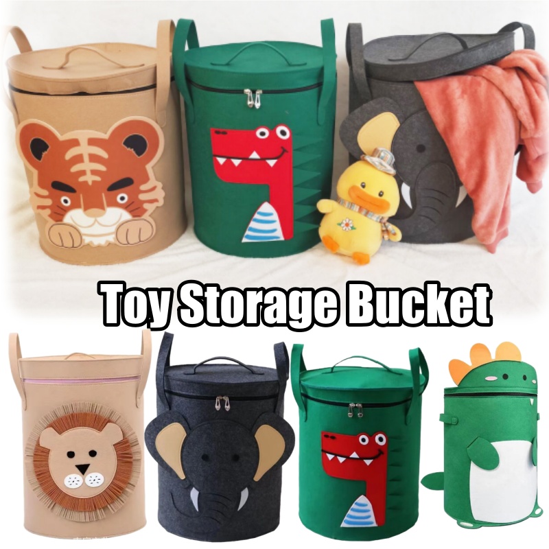 Baby Nursery Basket - Cartoon Animal Storage Baskets Large Capacity