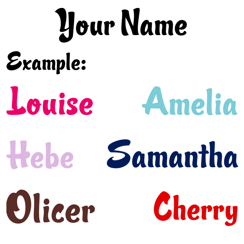 Baby Nursery Stickers - Personalized Name Vinyl Decal Wall Sticker