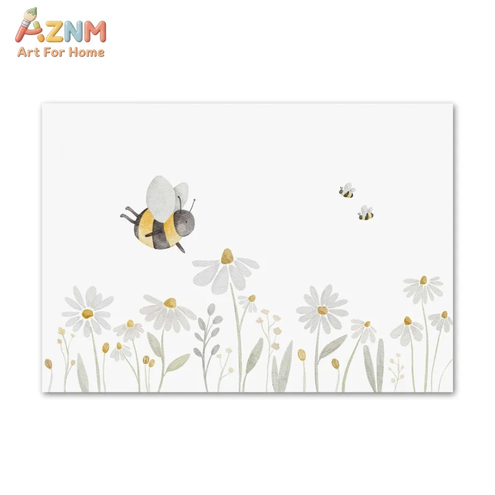 AZNM Watercolor Bear Fox Anima - Baby Nursery Frames 评论和价格