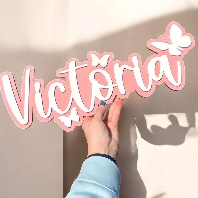 1Pc Custom Cartoon Butterfly N - Baby Nursery Ornaments 评论和价格
