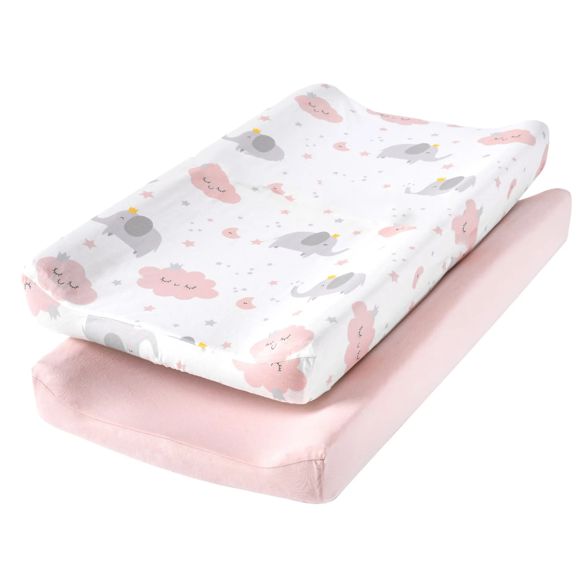 2Pc Baby Changing Pad Cover, S - Changing Table Topper 评论和价格
