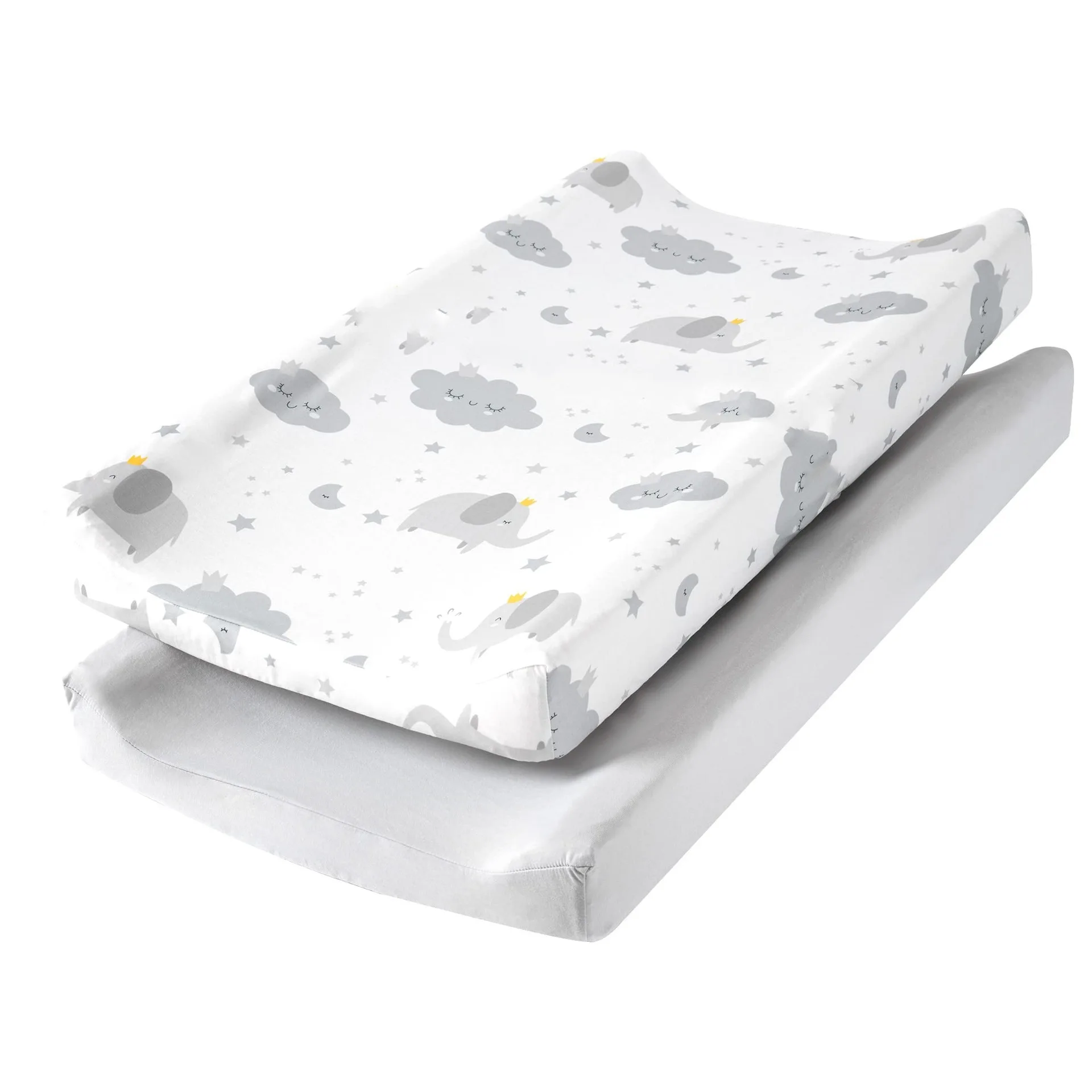 2Pc Baby Changing Pad Cover, S - Changing Table Topper 评论和价格