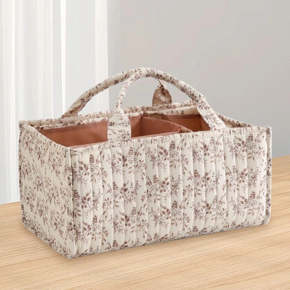 Floral Nursery Storage Basket  - Baby Nursery Basket 评论和价格