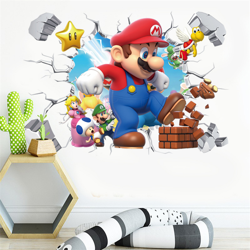 3D Cartoon Anime Game Characte - Baby Nursery Stickers 评论和价格
