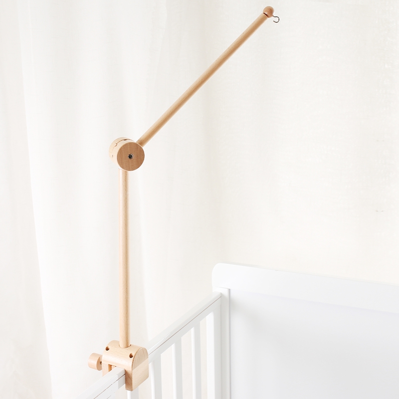 Baby Wooden Bed Bell Bracket M - Crib Mobile Musical 评论和价格