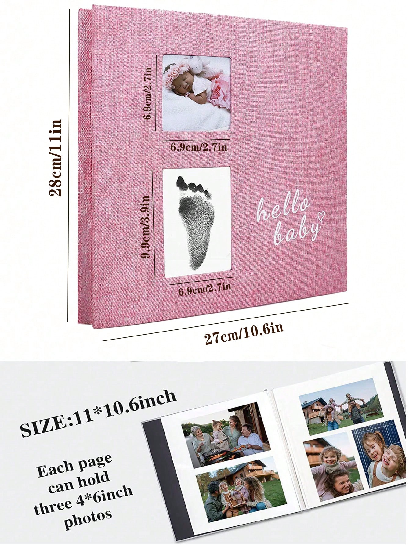 Baby Photo Album Self-Adhesive - Baby Nursery Books 评论和价格