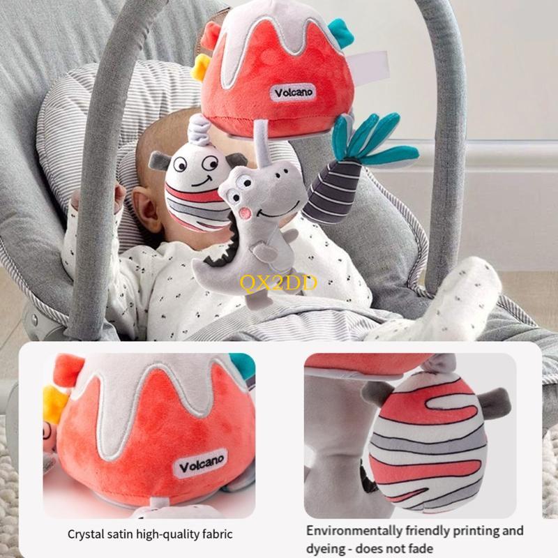 QX2D Plush Animal Crib Toy Pul - Crib Mobile Musical 评论和价格