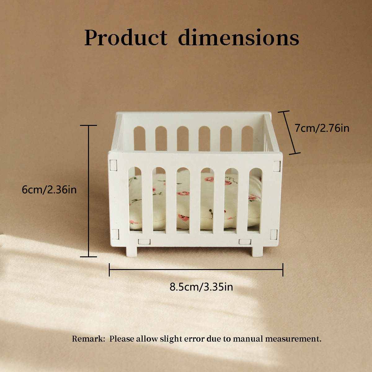 1:12 Scale Miniature Baby Crad - Baby Nursery Age 评论和价格