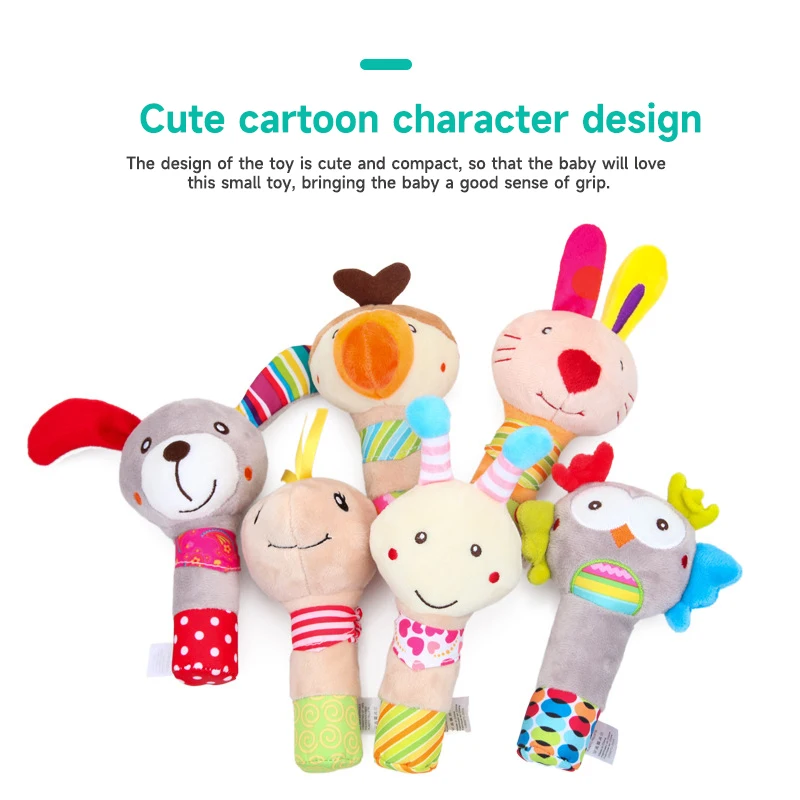 Baby Rattle Toys Animal Hand B - Crib Mobile Musical 评论和价格