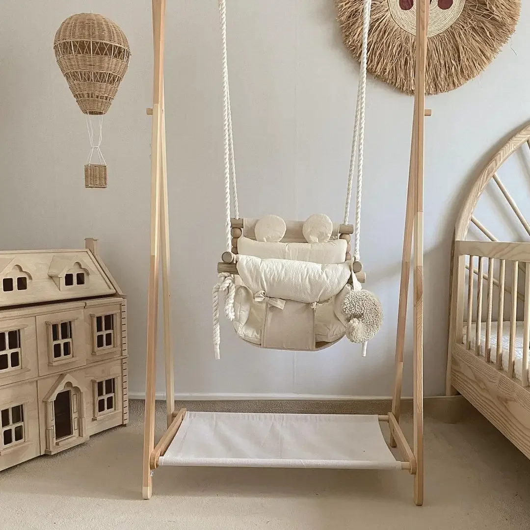Baby Indoor Hanging Swing Infa - Baby Nursery Basket 评论和价格