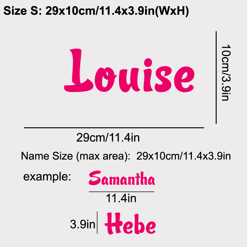 Personalized Name Vinyl Decal  - Baby Nursery Stickers 评论和价格