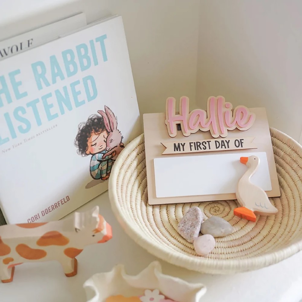 1Pc Custom First and Last Day  - Baby Nursery Ornaments 评论和价格