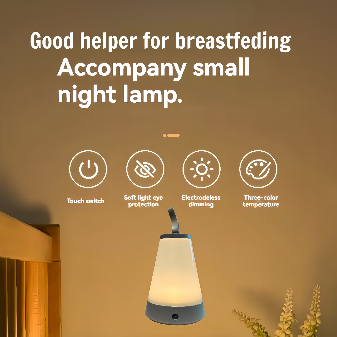 LED Night Light Bedside Lamp T - Baby Nursery Books 评论和价格