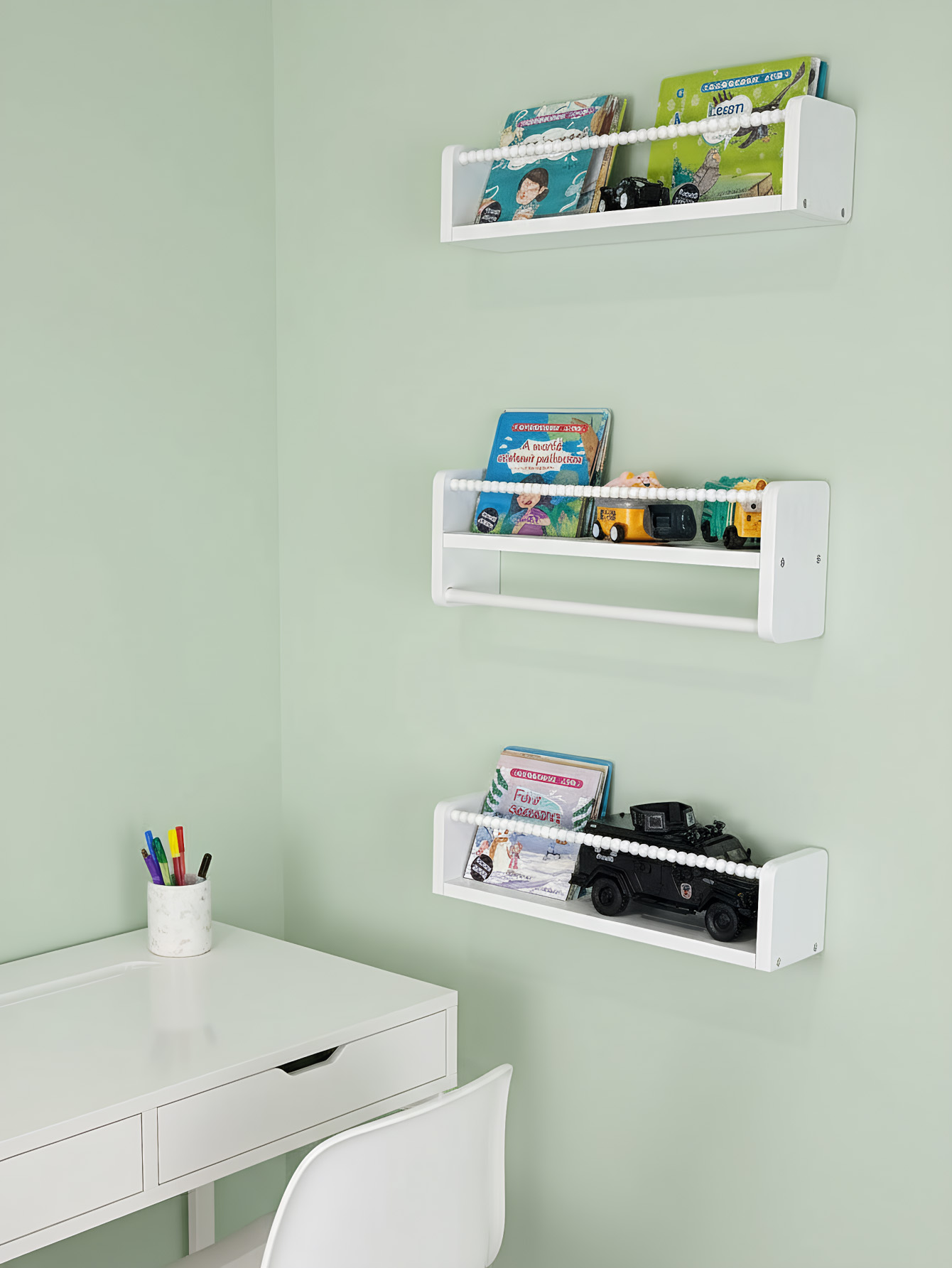 Nursery Book Shelves ,15.7 Inc - Baby Nursery Books 评论和价格