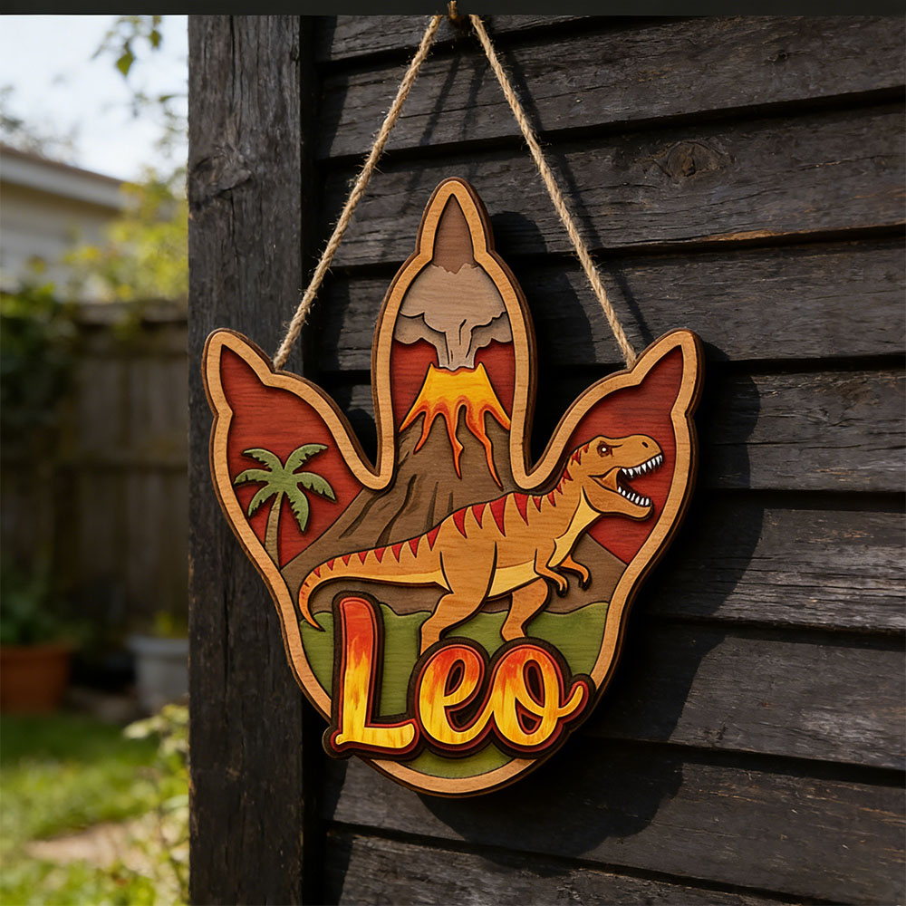 Personalized 3D T-Rex Dinosaur - Baby Nursery Ornaments 评论和价格