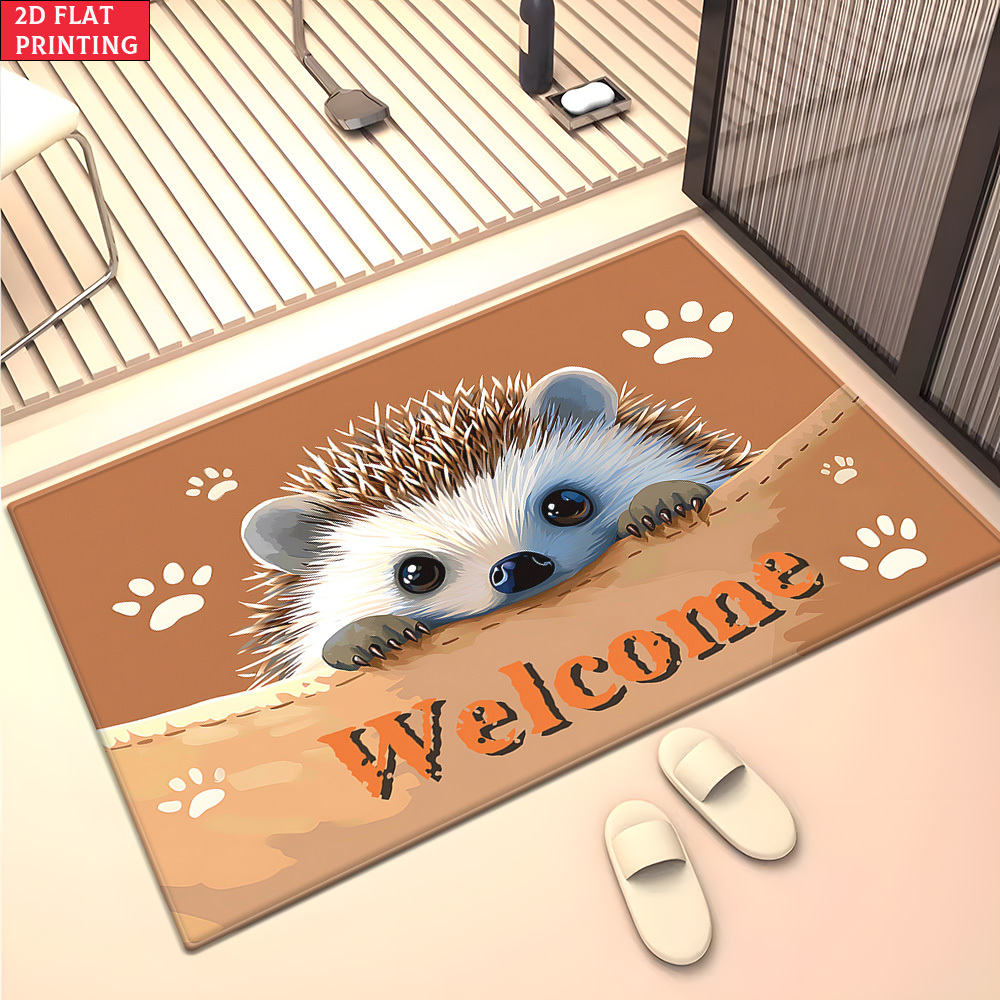 Safari Animals Doormat Elephan - Baby Nursery Jungle Rug 评论和价格