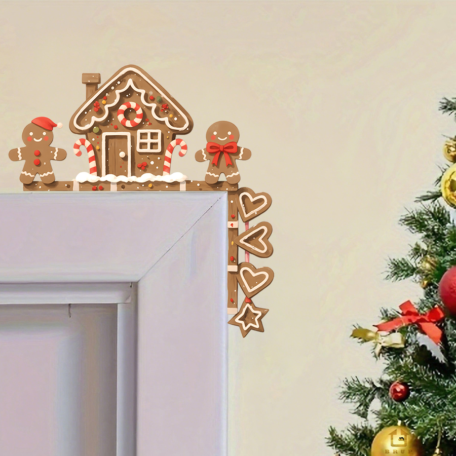 Gingerbread House & Man Christ - Baby Nursery Stickers 评论和价格
