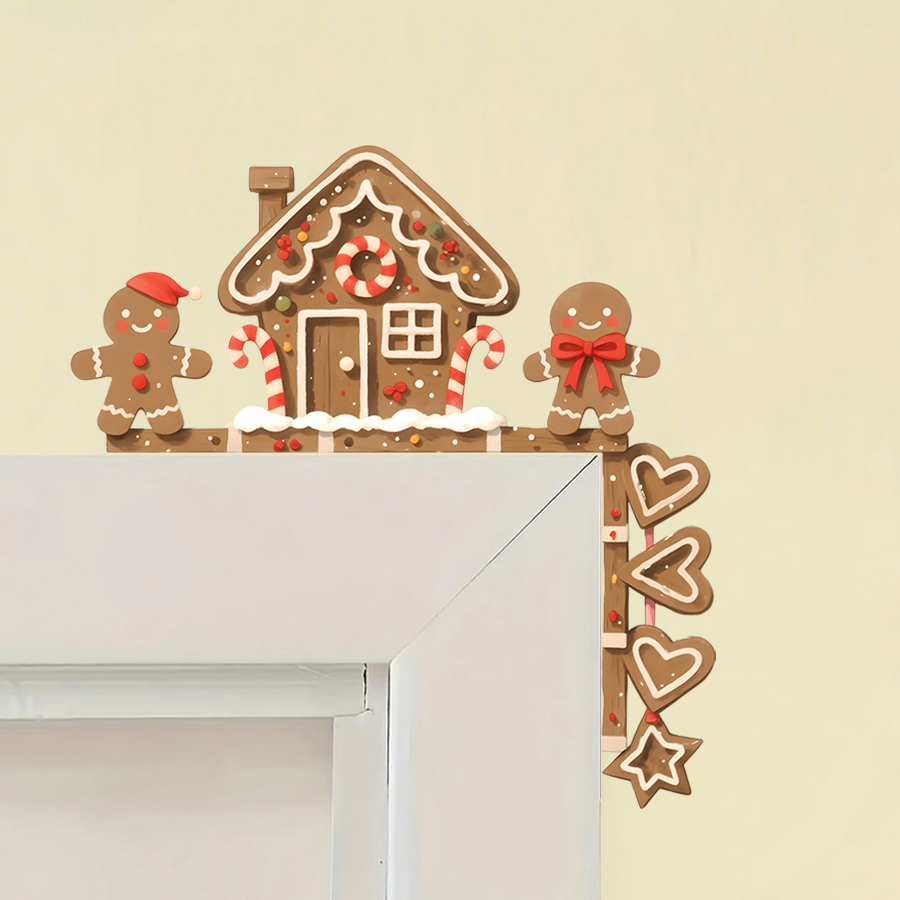 Gingerbread House & Man Christ - Baby Nursery Stickers 评论和价格