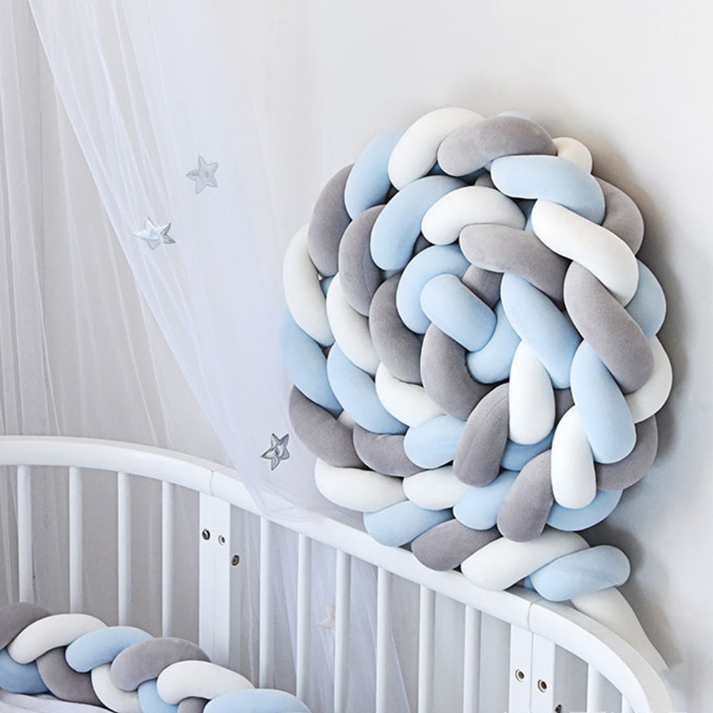 Baby Crib Bumper Handmade Cot  - Baby Nursery Pillow 评论和价格