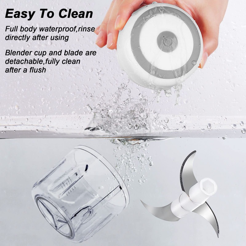 250ML Electric Garlic Grinder  - Baby Food Processor 评论和价格