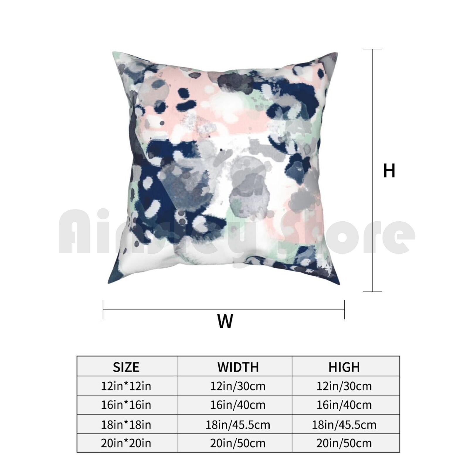 Melia-Abstract Minimal Paintin - Baby Nursery Pillow 评论和价格
