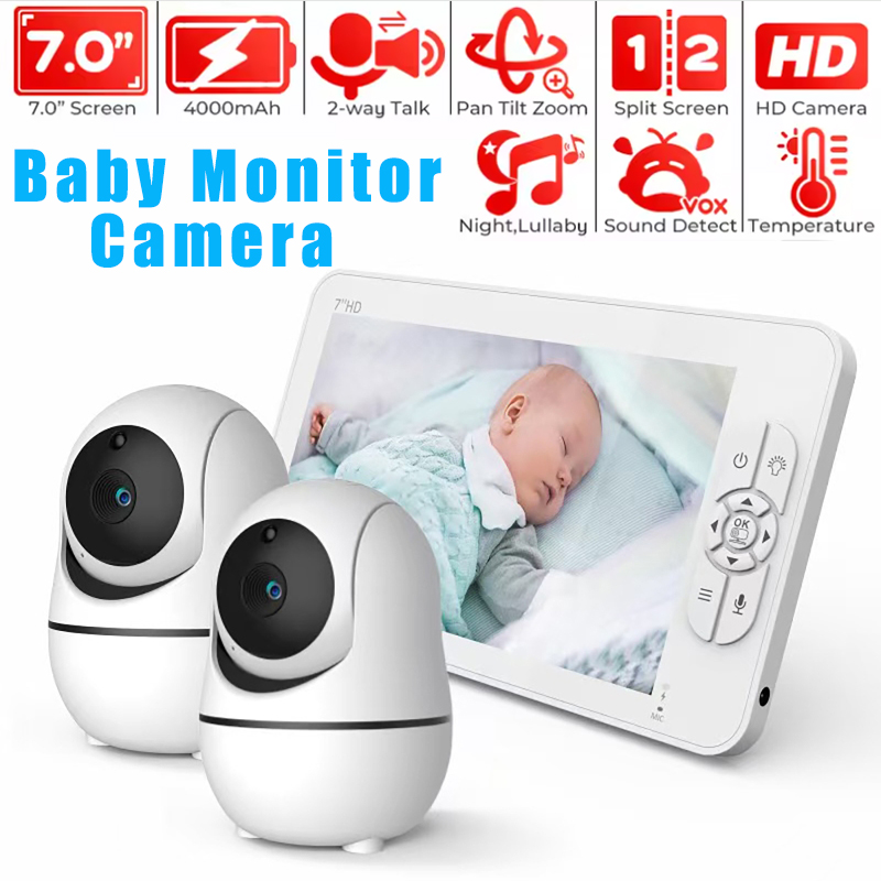 7 Inch Baby Monitor Split Scre - Baby Monitor Split Screen 评论和价格