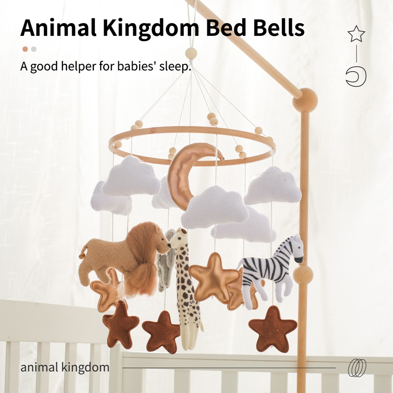 Crib Mobile Bed Bell Wooden Ba - Crib Mobile Musical 评论和价格