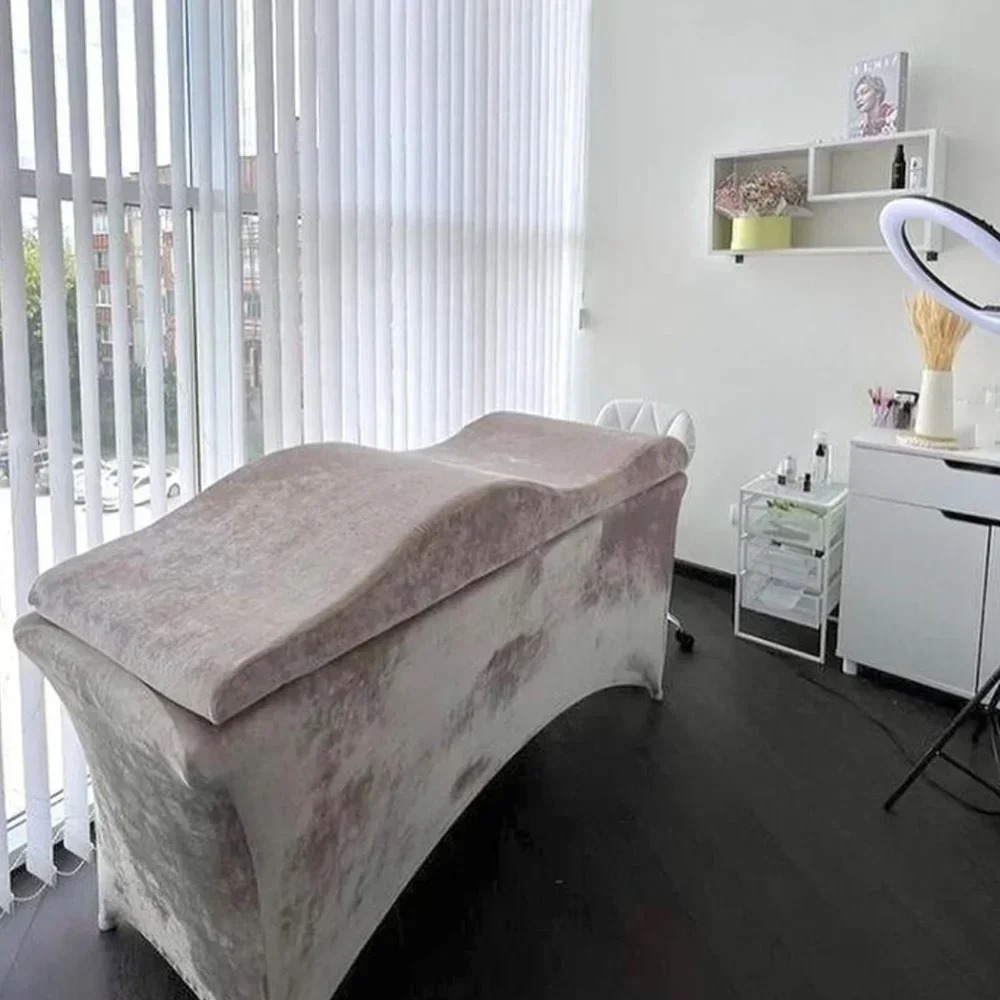 Lash Extension Bed Curved Desi - Changing Table Topper 评论和价格