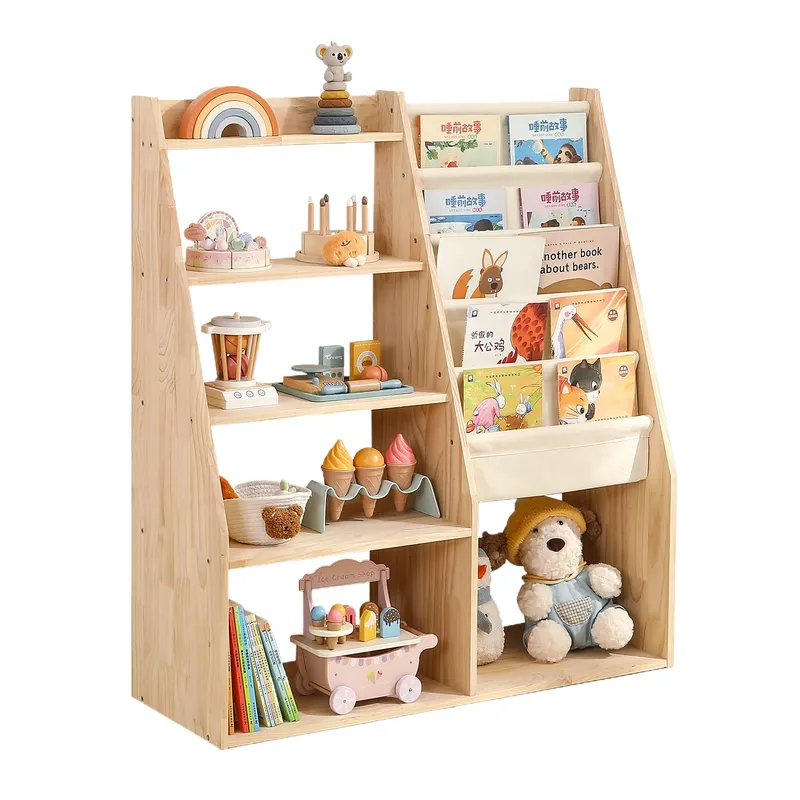 Kids 2-in-1 Toy Storage Rack a - Baby Nursery Books 评论和价格