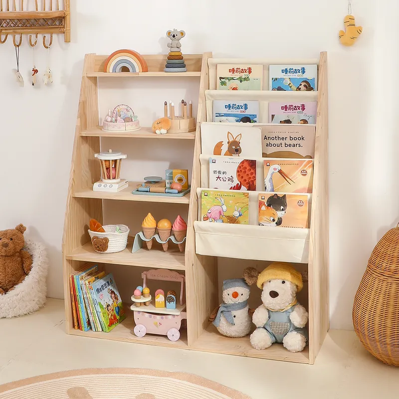 Kids 2-in-1 Toy Storage Rack a - Baby Nursery Books 评论和价格