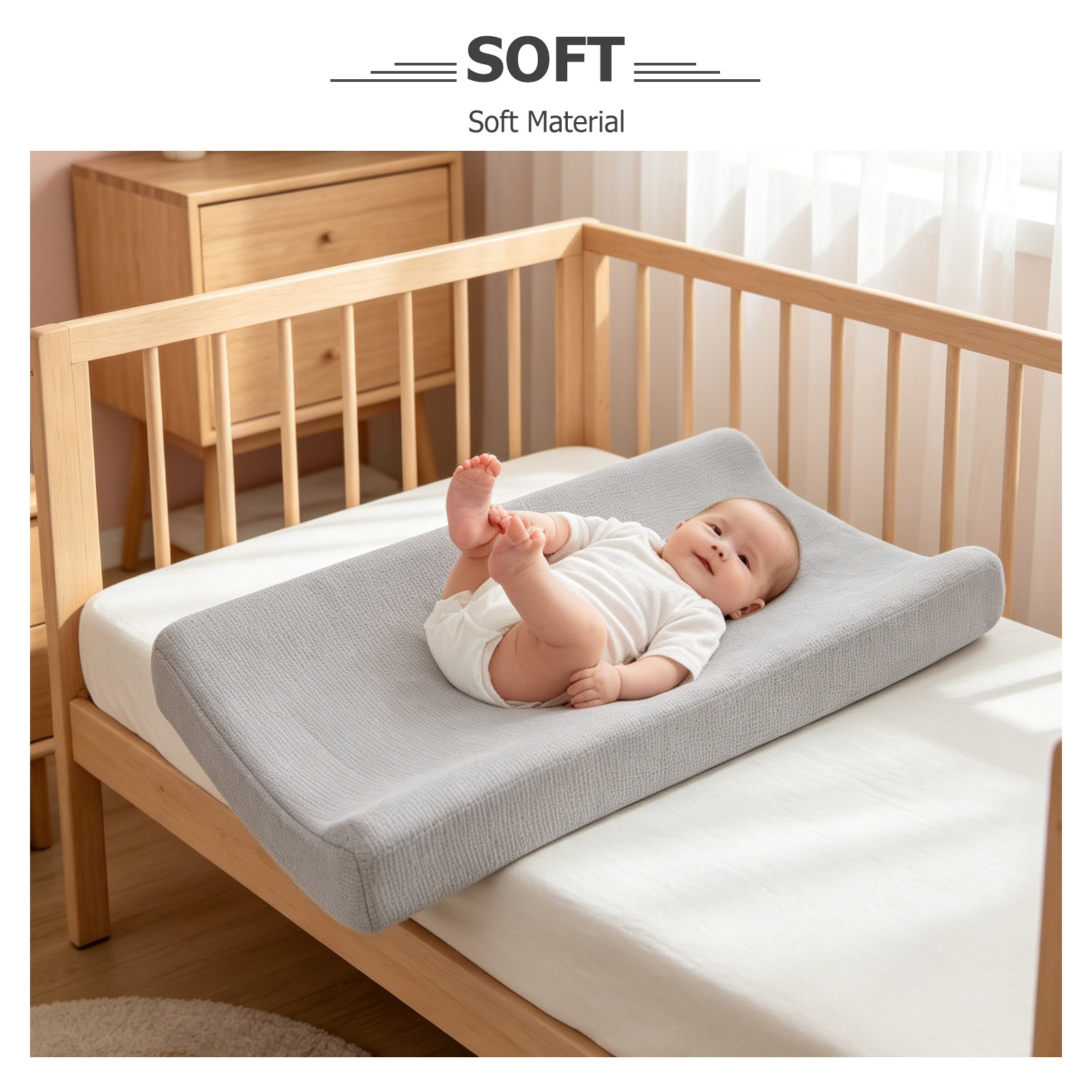 4Pcs Washable Changing Pad Cov - Changing Table Topper 评论和价格