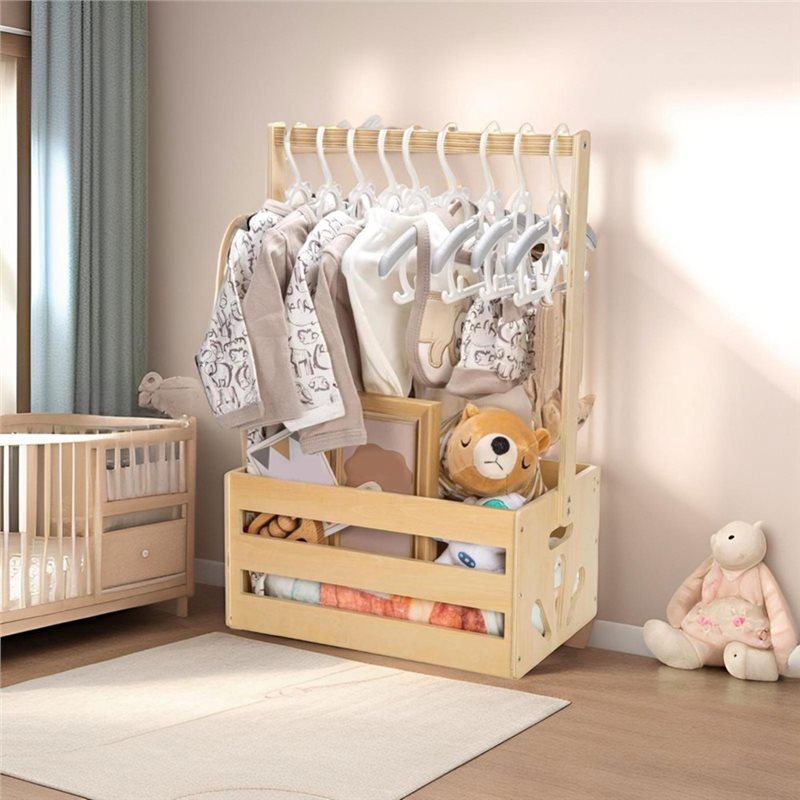 Wooden Baby Shower Gift Basket - Baby Nursery Basket 评论和价格