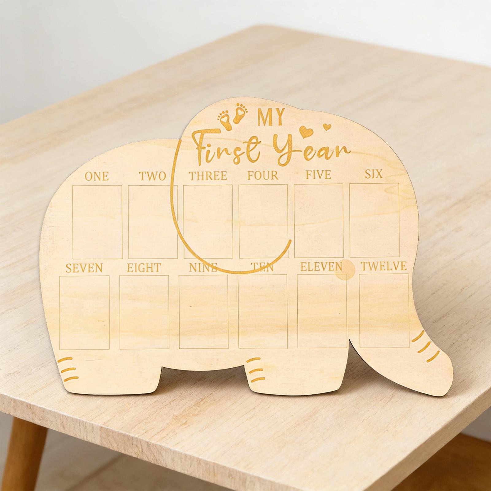 Baby First Twelve Months Photo - Baby Nursery Frames 评论和价格