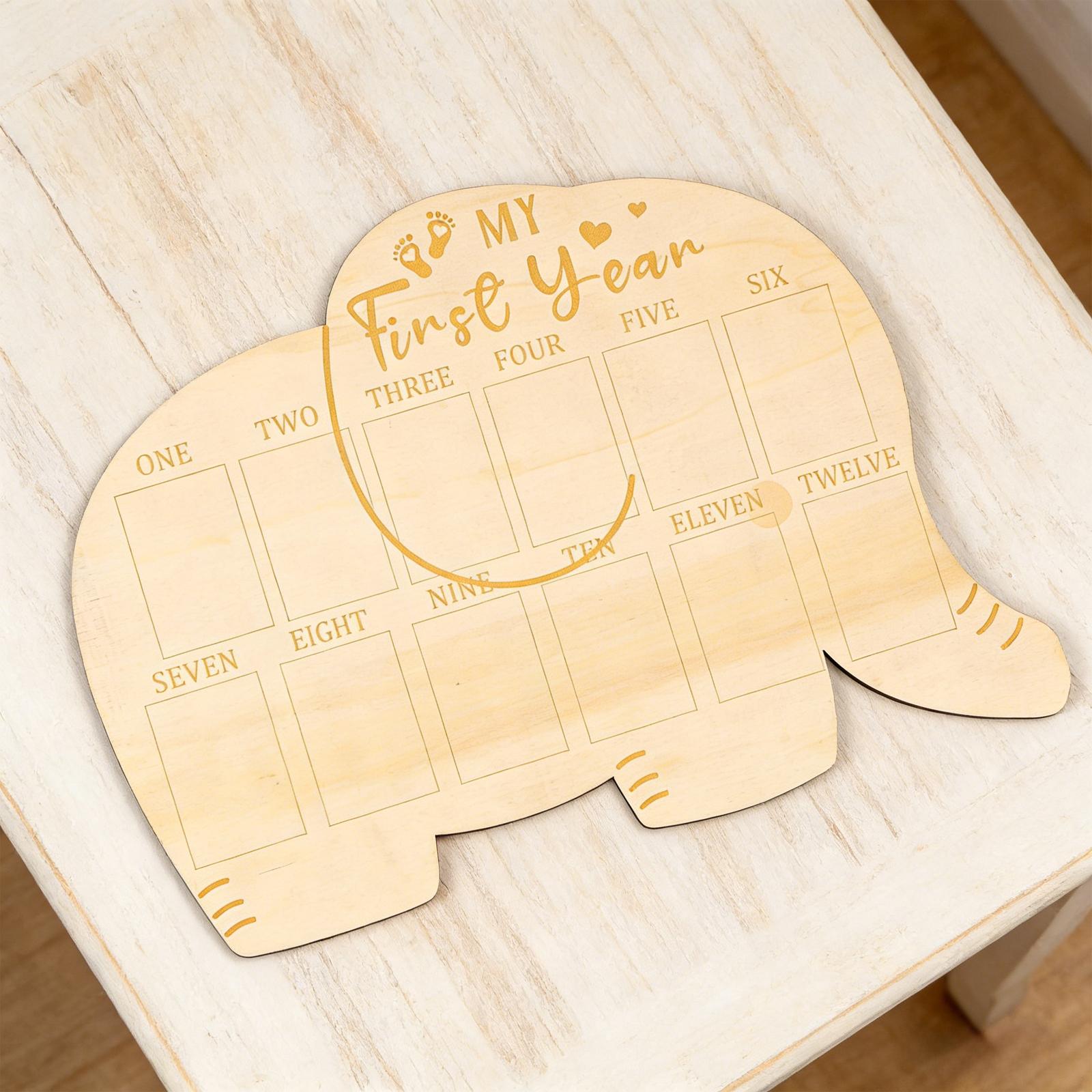 Baby First Twelve Months Photo - Baby Nursery Frames 评论和价格