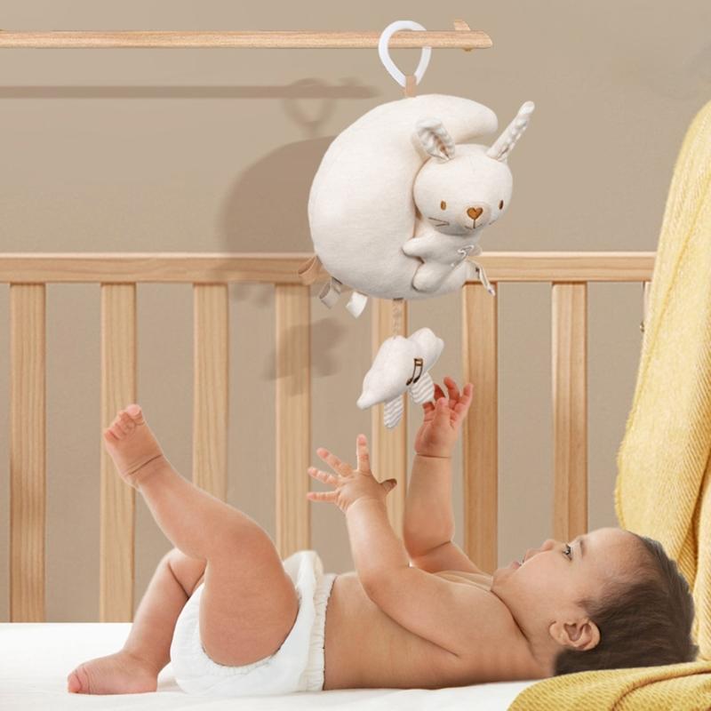 U13F Plush Infant Car Toy With - Crib Mobile Musical 评论和价格