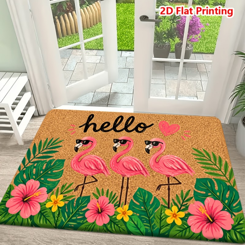 Safari Animals Doormat Elephan - Baby Nursery Jungle Rug 评论和价格