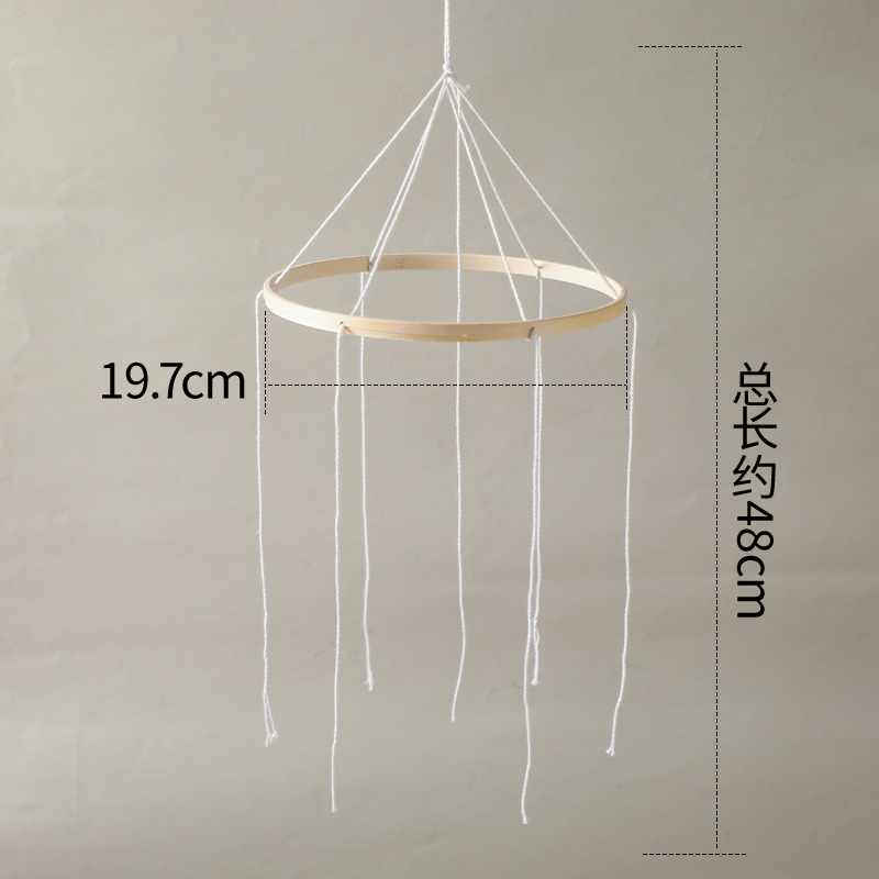 Bamboo Mobile Frame Hanging Cr - Baby Nursery Ornaments 评论和价格