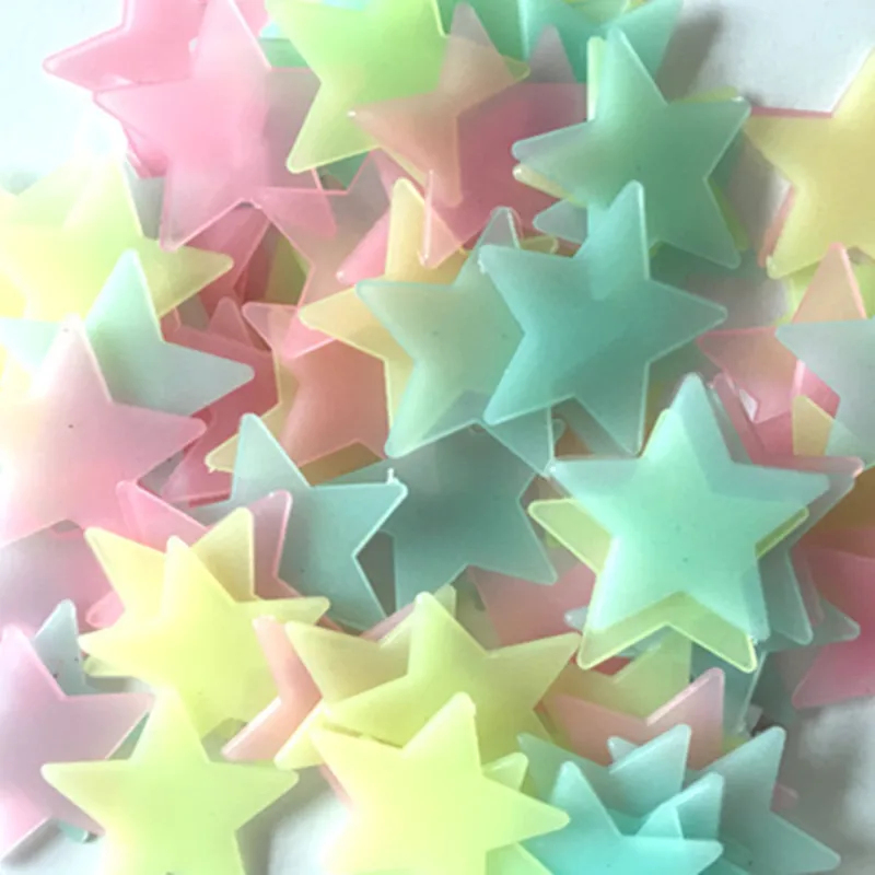 100pcs Fluorescent Glow in the - Baby Nursery Stickers 评论和价格
