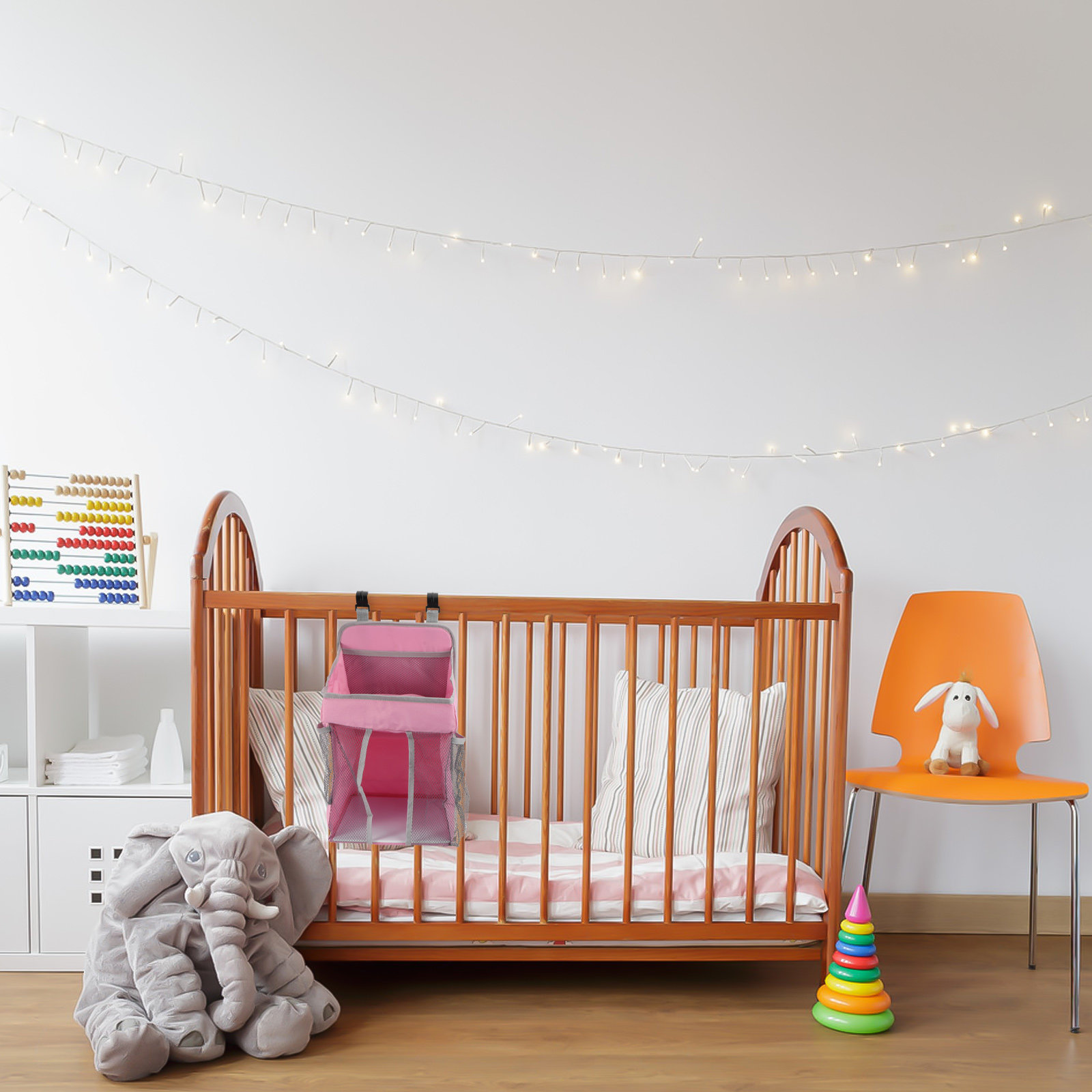 Baby Crib Hanging Storage Bag  - Baby Nursery Books 评论和价格