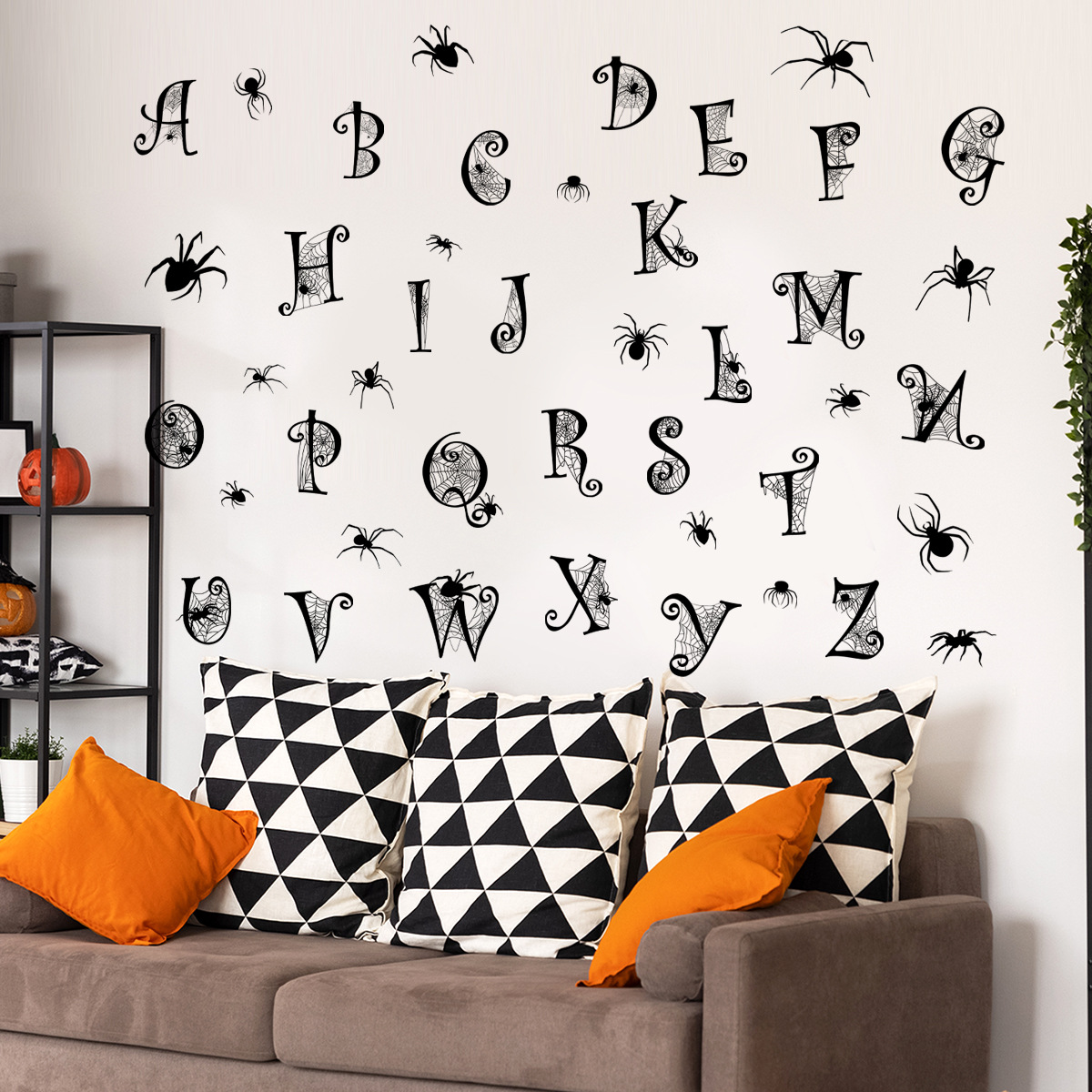 Cartoon Halloween Spider Web C - Baby Nursery Web Spider 评论和价格