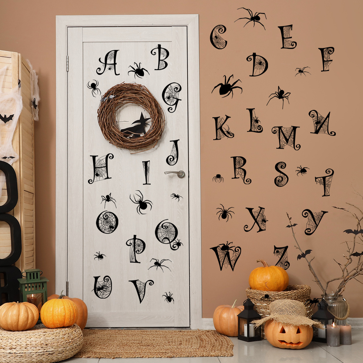 Cartoon Halloween Spider Web C - Baby Nursery Web Spider 评论和价格