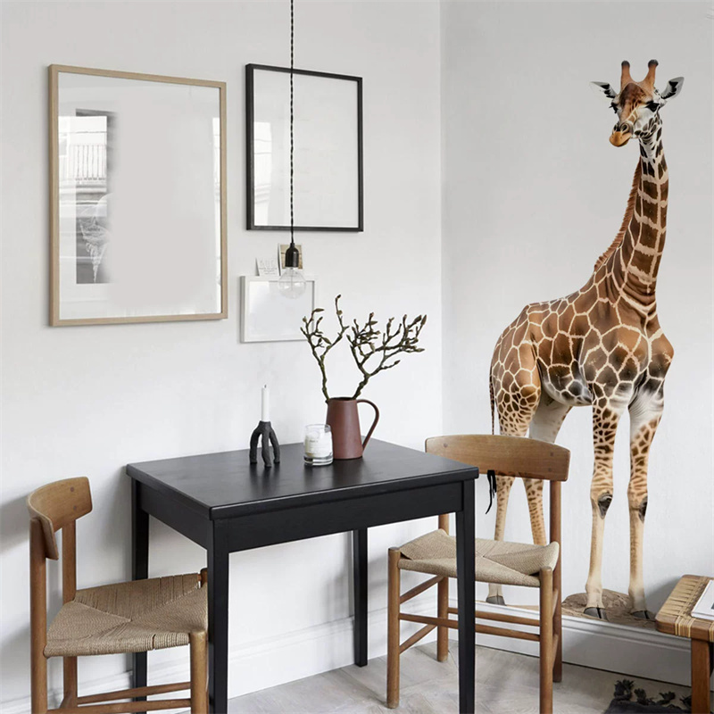 Large Safari Animals Giraffe S - Baby Nursery Stickers 评论和价格